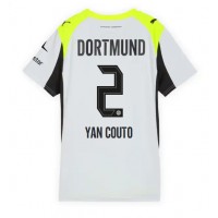 Borussia Dortmund Yan Couto #2 Vonkajší Ženy futbalový dres 2025-26 Krátky Rukáv